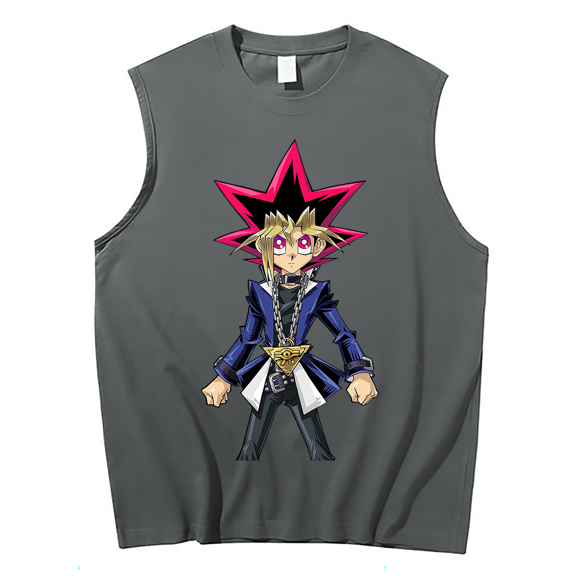 （画像用） 遊☆戯☆王 Yu-Gi-Oh! コットン100％タンクトップ（フロントプリント）